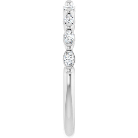 14K White Gold 1/4 CTW Lab-Grown Diamond Anniversary Band