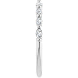 14K White Gold 1/4 CTW Lab-Grown Diamond Anniversary Band