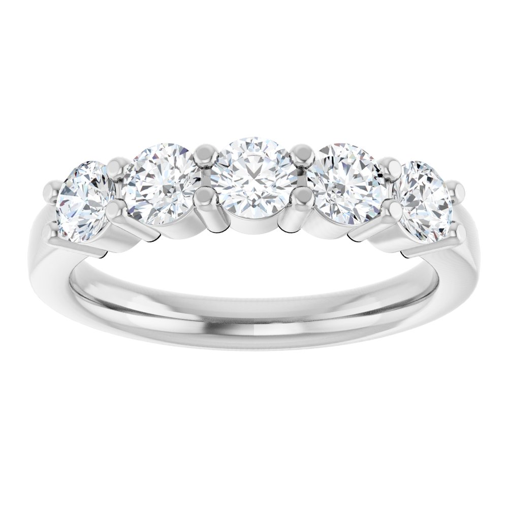 14K White 1/3 CTW Lab-Grown Diamond  Anniversary Band