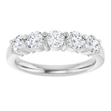 Platinum 1/3 CTW Natural Diamond Anniversary Band