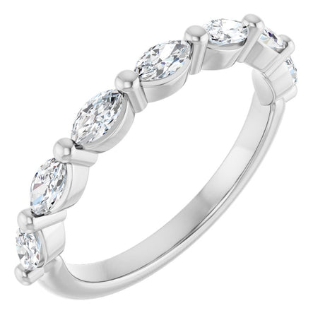 14K White Gold 1/2 CTW Lab-Grown Diamond Anniversary Band