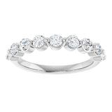 14K White Gold 5/8 CTW Lab-Grown Diamond Anniversary Band