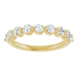14K Yellow Gold 5/8 CTW Lab-Grown Diamond Anniversary Band