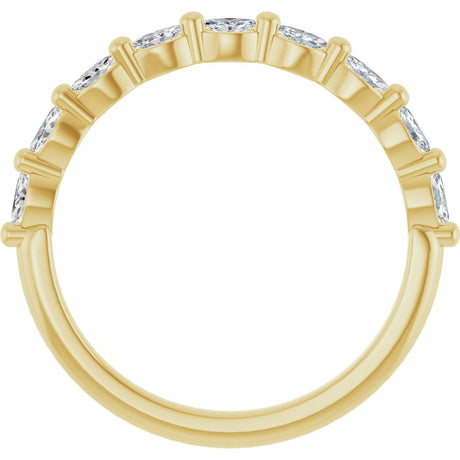 14K Yellow Gold 1/4 CTW Lab-Grown Diamond Anniversary Band