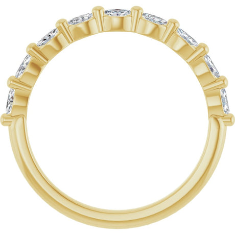 14K Yellow 1/4 CTW Lab-Grown Diamond Anniversary Band