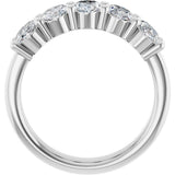 14K White Gold 2 CTW Lab-Grown Diamond Anniversary Band