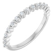 14K White Gold 1/5 CTW Lab-Grown Diamond Anniversary Band