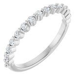 14K White Gold 1/5 CTW Lab-Grown Diamond Anniversary Band