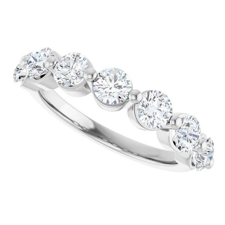 14K White Gold 1 1/2 CTW Lab-Grown Diamond Anniversary Band