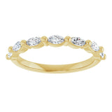 14K Yellow 3/8 CTW Lab-Grown Diamond Anniversary Band