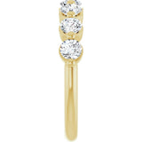 14K Yellow Gold 1 1/8 CTW Lab-Grown Diamond Anniversary Band
