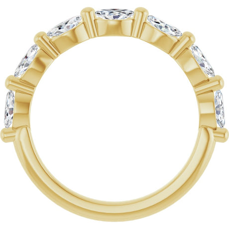 14K Yellow Gold 3/4 CTW Lab-Grown Diamond Anniversary Band