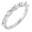 14K White Gold 5/8 CTW Lab-Grown Diamond Anniversary Band