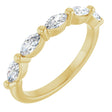 14K Yellow Gold 3/4 CTW Natural Diamond Anniversary Band