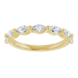 14K Yellow Gold 3/4 CTW Lab-Grown Diamond Anniversary Band