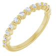 14K Yellow Gold 1/4 CTW Lab-Grown Diamond Anniversary Band