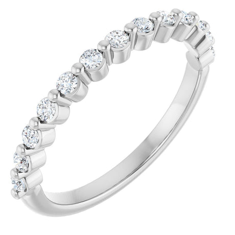 14K White Gold 1/4 CTW Lab-Grown Diamond Anniversary Band