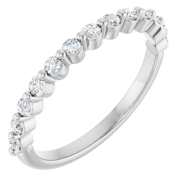 14K White Gold 1/4 CTW Lab-Grown Diamond Anniversary Band