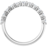 14K White Gold 1/3 CTW Natural Diamond Anniversary Band