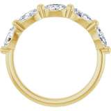14K Yellow Gold 9/10 CTW Lab-Grown Diamond Anniversary Band