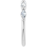14K White Gold 5/8 CTW Lab-Grown Diamond Anniversary Band