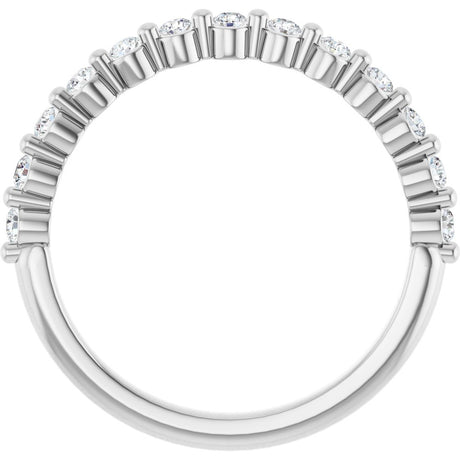 14K White Gold 1/4 CTW Lab-Grown Diamond Anniversary Band