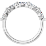 14K White Gold 5/8 CTW Lab-Grown Diamond Anniversary Band