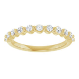 14K Yellow 1/3 CTW Natural Diamond Anniversary Band