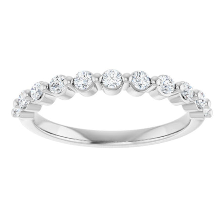 Platinum 1/3 CTW Natural Diamond Anniversary Band