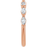 14K Rose Gold 5/8 CTW Lab-Grown Diamond Anniversary Band