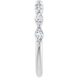 14K White Gold 1/2 CTW Lab-Grown Diamond Anniversary Band