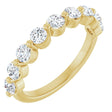 14K Yellow Gold 9/10 CTW Lab-Grown Diamond Anniversary Band