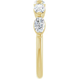 14K Yellow Gold 9/10 CTW Lab-Grown Diamond Anniversary Band