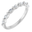14K White Gold 1/3 CTW Natural Diamond Anniversary Band