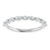 14K White Gold 1/4 CTW Lab-Grown Diamond Anniversary Band
