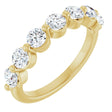14K Yellow Gold 1 1/8 CTW Lab-Grown Diamond Anniversary Band