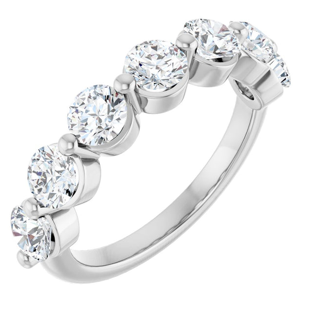 Platinum 1 3/4 CTW Lab-Grown Diamond Anniversary Band