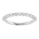 14K White Gold 1/4 CTW Lab-Grown Diamond Anniversary Band