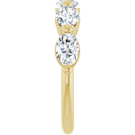 14K Yellow Gold 1 7/8 CTW Lab-Grown Diamond Anniversary Band