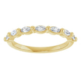 14K Yellow 1/3 CTW Natural Diamond Anniversary Band