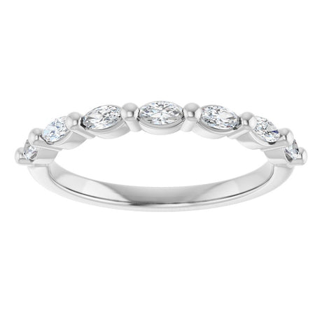14K White Gold 1/3 CTW Lab-Grown Diamond Anniversary Band