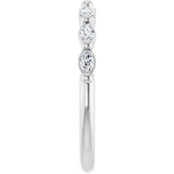 14K White Gold 1/3 CTW Natural Diamond Anniversary Band