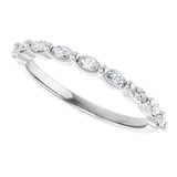 14K White Gold 1/4 CTW Lab-Grown Diamond Anniversary Band