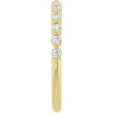 14K Yellow Gold 1/4 CTW Lab-Grown Diamond Anniversary Band