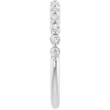 14K White Gold 1/4 CTW Lab-Grown Diamond Anniversary Band