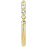 14K Yellow Gold 1/4 CTW Lab-Grown Diamond Anniversary Band