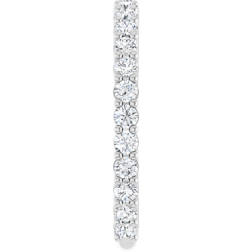 14K White 3/4 CTW Natural Diamond Anniversary Band