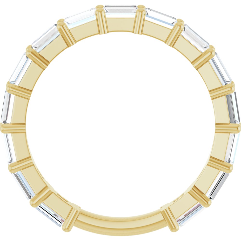 14K Yellow Gold 1 1/2 CTW Lab-Grown Diamond Anniversary Band