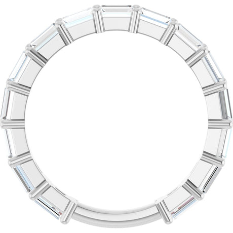 Platinum 1 1/2 CTW Lab-Grown Diamond Anniversary Band