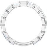 Platinum 1 1/2 CTW Lab-Grown Diamond Anniversary Band